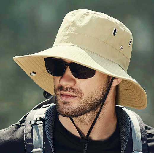 SUNSAFE Hat - Chapeau de soleil respirant avec protection UV pour les aventures en plein air