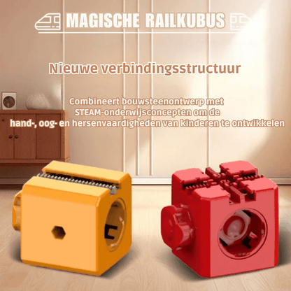 RAILCREATOR – 3D-Eisenbahnbauset für Kinder mit wiederaufladbarer Lokomotive 6