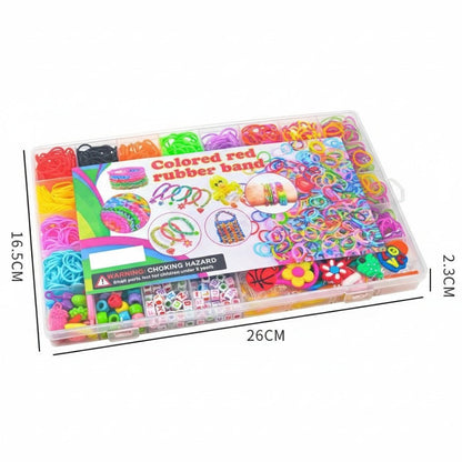 RAINBOWCRAFT – DIY-Armband-Bastelset für Kinder mit bunten Perlen 6