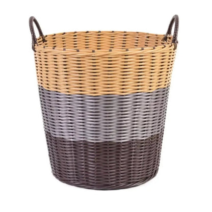 RATTANLY – Faltbarer Wäschekorb im Rattan-Stil für platzsparende Aufbewahrung 9
