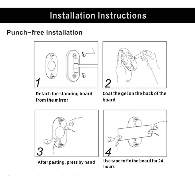 REFLECTIQ – Eleganter, wiederaufladbarer Goldspiegel mit hellem LED-Ring und 10-facher Vergrößerung 6