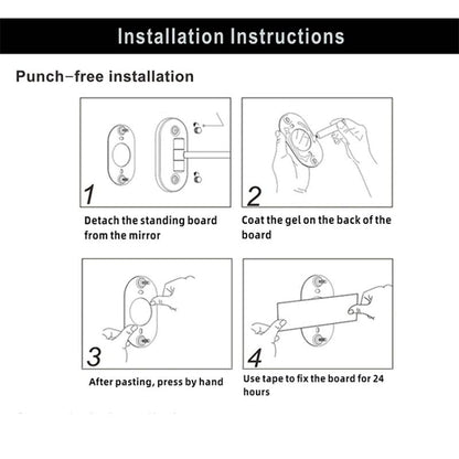 REFLECTIQ – Eleganter, wiederaufladbarer Goldspiegel mit hellem LED-Ring und 10-facher Vergrößerung 6