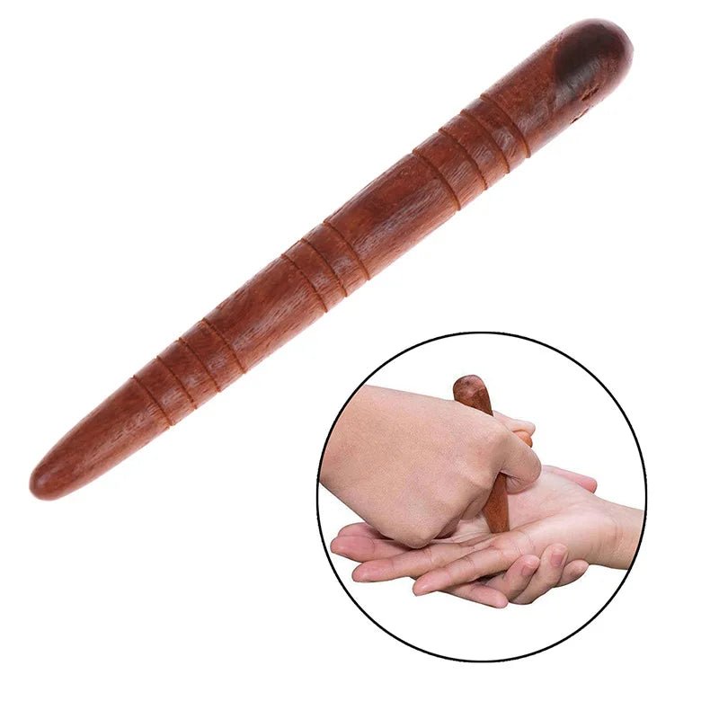 REFLEXWOOD – Natürlicher Akupunktur-Massagestab aus Holz für Fußreflexzonenmassage und Meridiantherapie 2