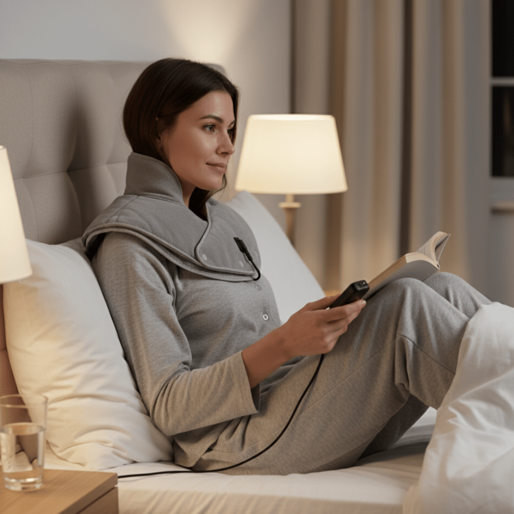 RELAXWAVE – USB-Nackenmassagegerät mit Vibration und individuell einstellbaren Wärmestufen 2