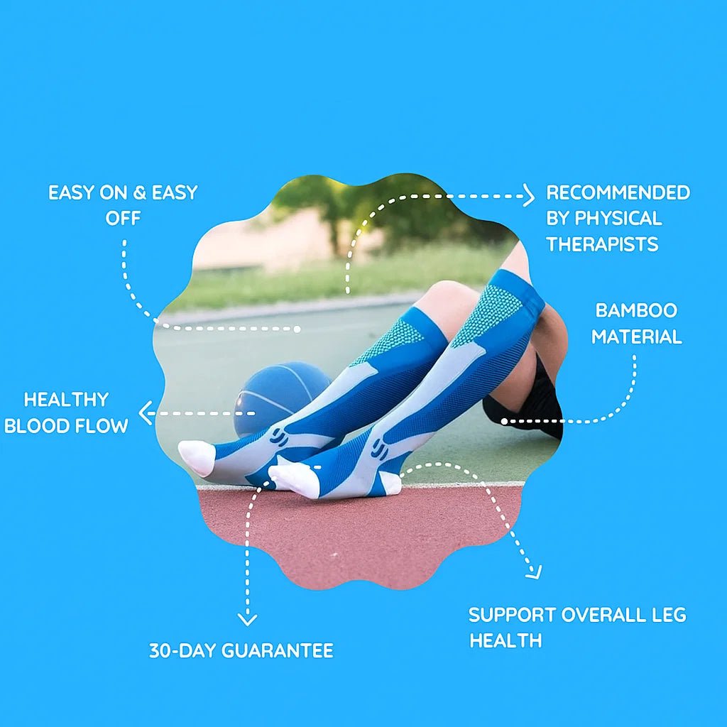 RELEVAIR – Abgestufte Kompressionsstrümpfe zur Schmerzlinderung, Durchblutungsförderung und ganztägigem Komfort 8