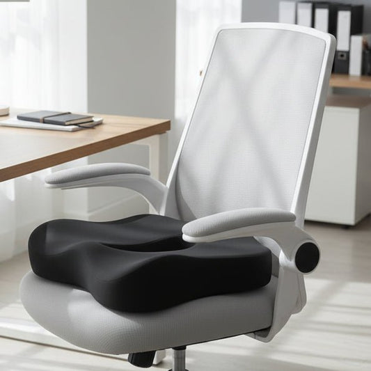 RELIEVIA – Orthopädisches Sitzkissen mit Bambuskohle für langen Sitzkomfort 0