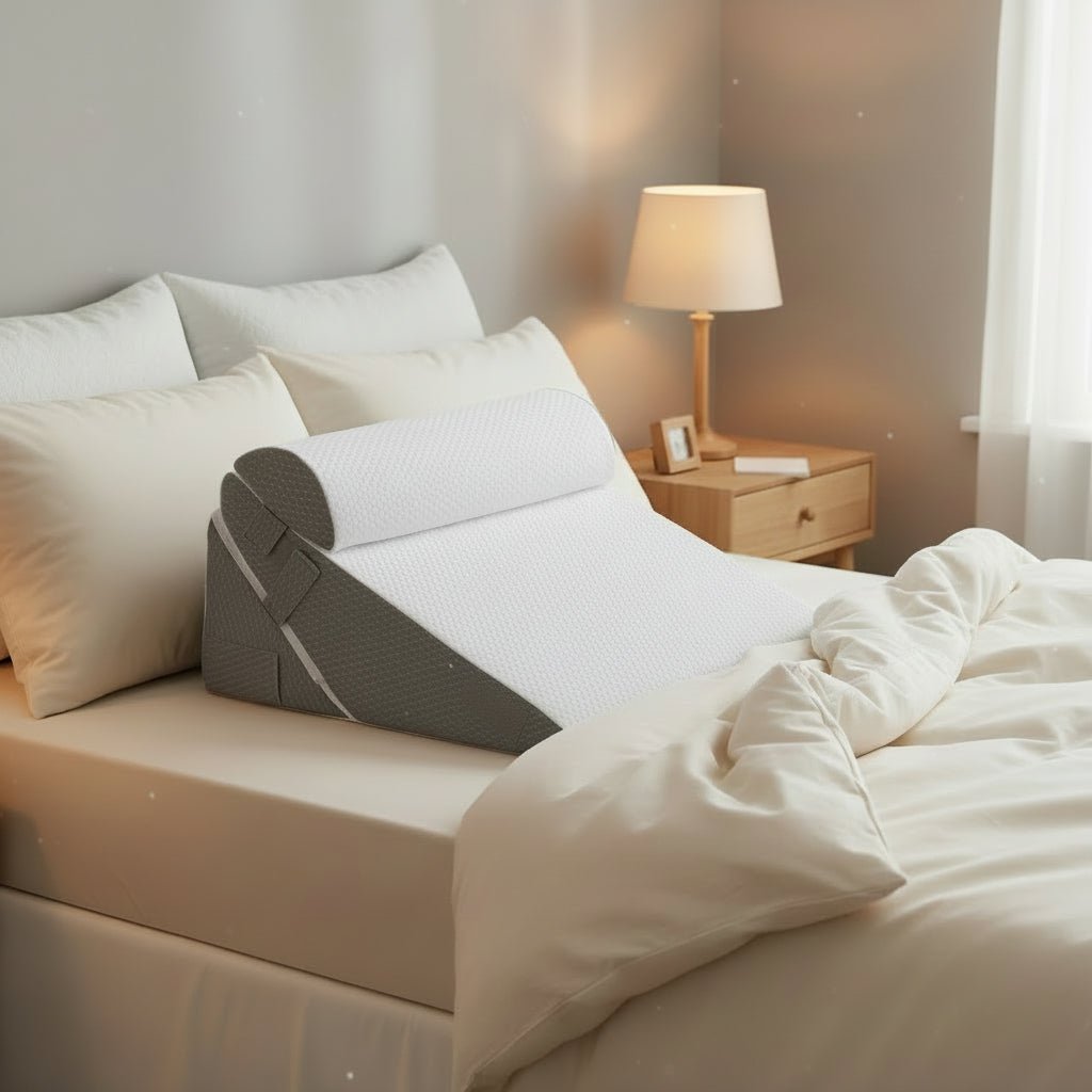 RESTWEDGE – Verstellbares Keilkissen aus Memory-Schaum zur Unterstützung von Rücken und Beinen mit tragbarem Design 0