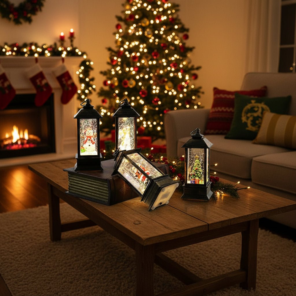 RETROLIGHT – Vintage-Weihnachtslaterne mit warmem Licht und Timerfunktion 1