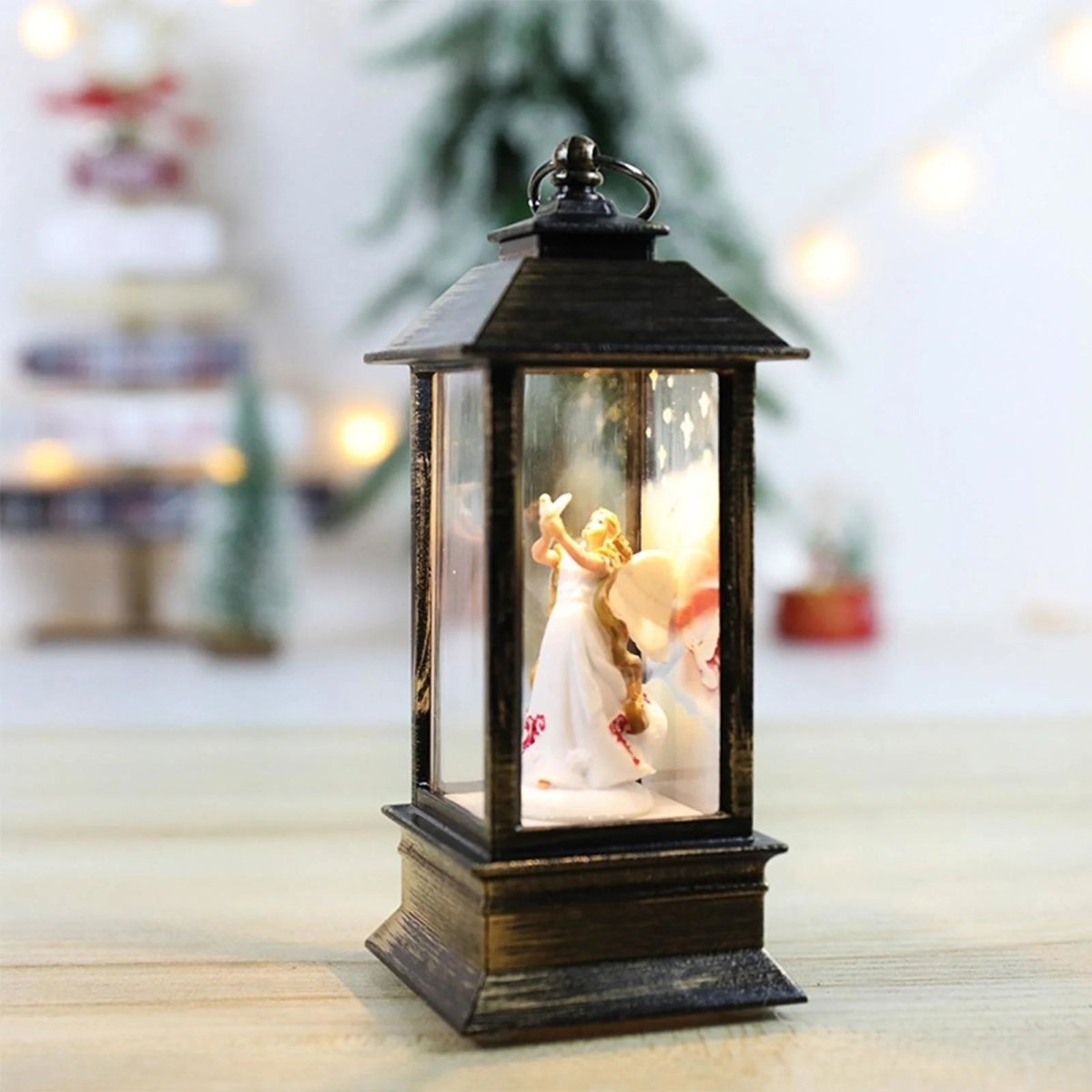 RETROLIGHT – Vintage-Weihnachtslaterne mit warmem Licht und Timerfunktion 2