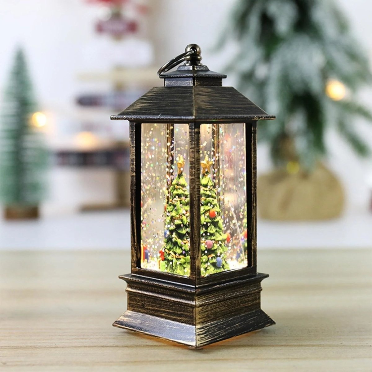 RETROLIGHT – Vintage-Weihnachtslaterne mit warmem Licht und Timerfunktion 4