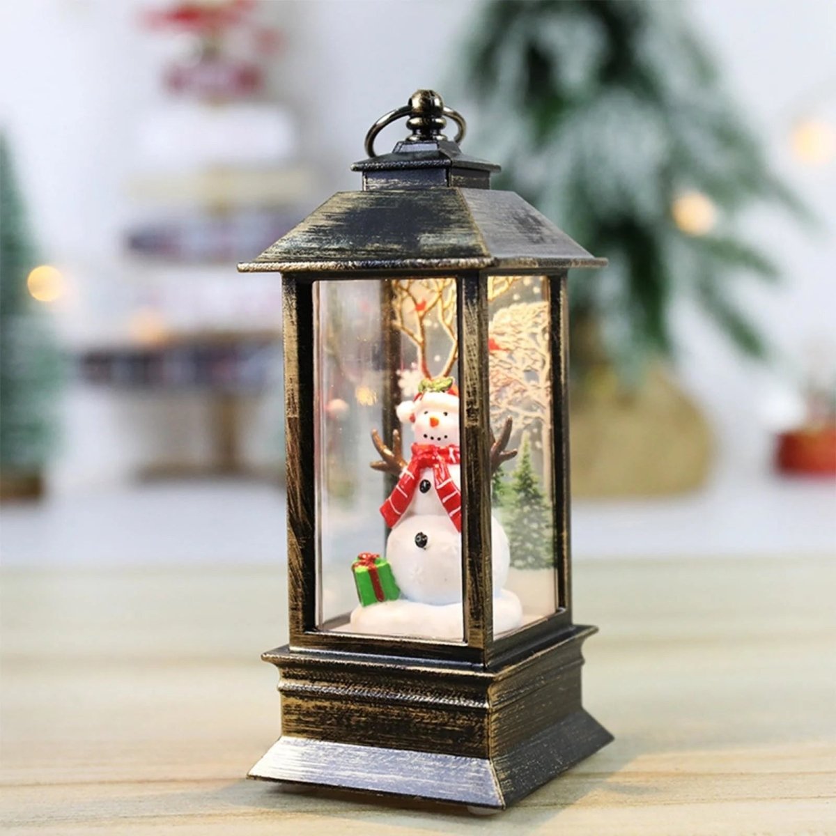 RETROLIGHT – Vintage-Weihnachtslaterne mit warmem Licht und Timerfunktion 8