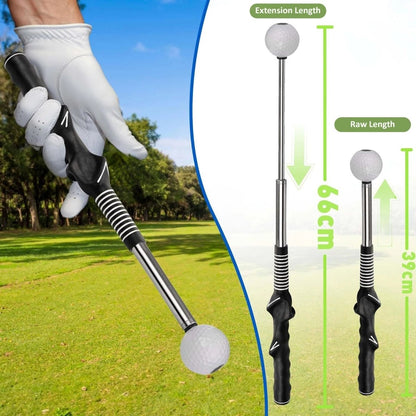 RHYTHMCLICK – Einziehbarer Golfschwungtrainer mit Klick-Feedback 7