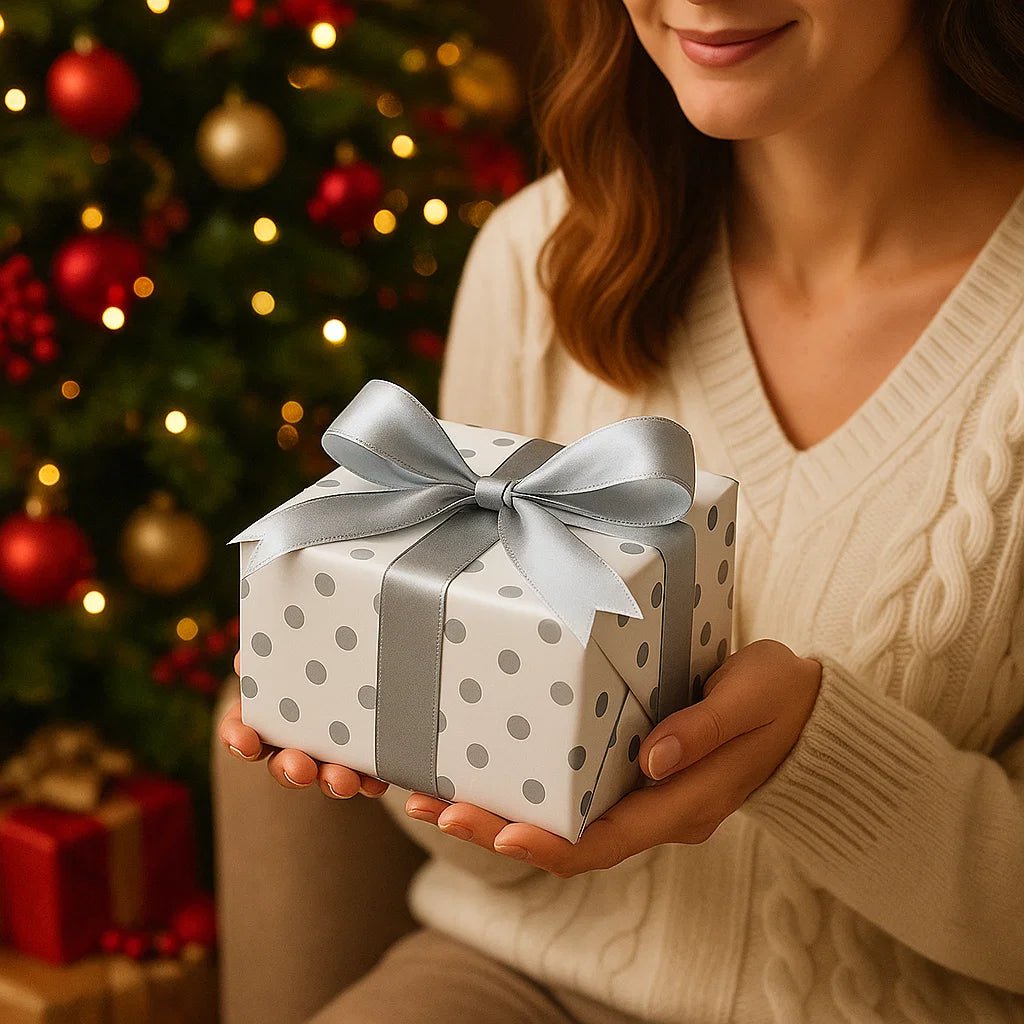 RIBBONNEST – Nachhaltiges Geschenkpapier-Set mit Satinband für alle Anlässe 1