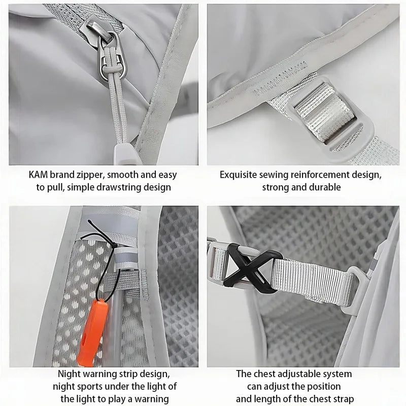 RIDEFLASH – Wasserdichte reflektierende Fitnessweste für Laufen und Rennradfahren 4