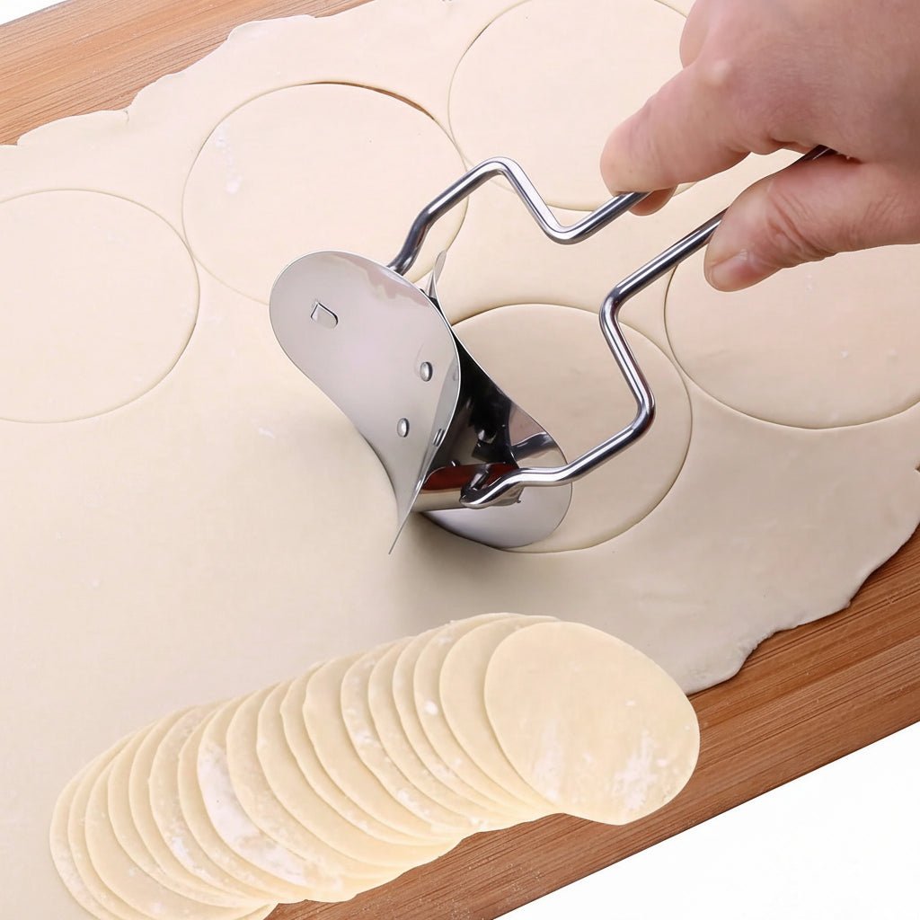ROLLCUT – Hochwertiger Teigschneider und -ausrollapparat mit Klinge aus Edelstahl 1