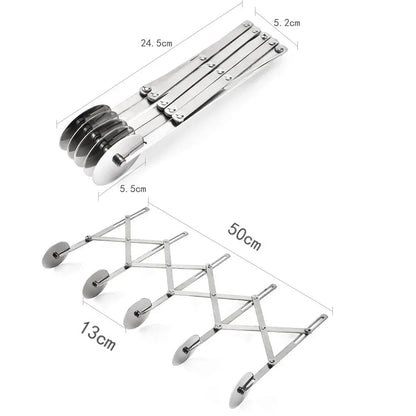 ROLLWAVE – Verstellbarer Teigschneider mit Rad zum Backen und für die Teigzubereitung 5