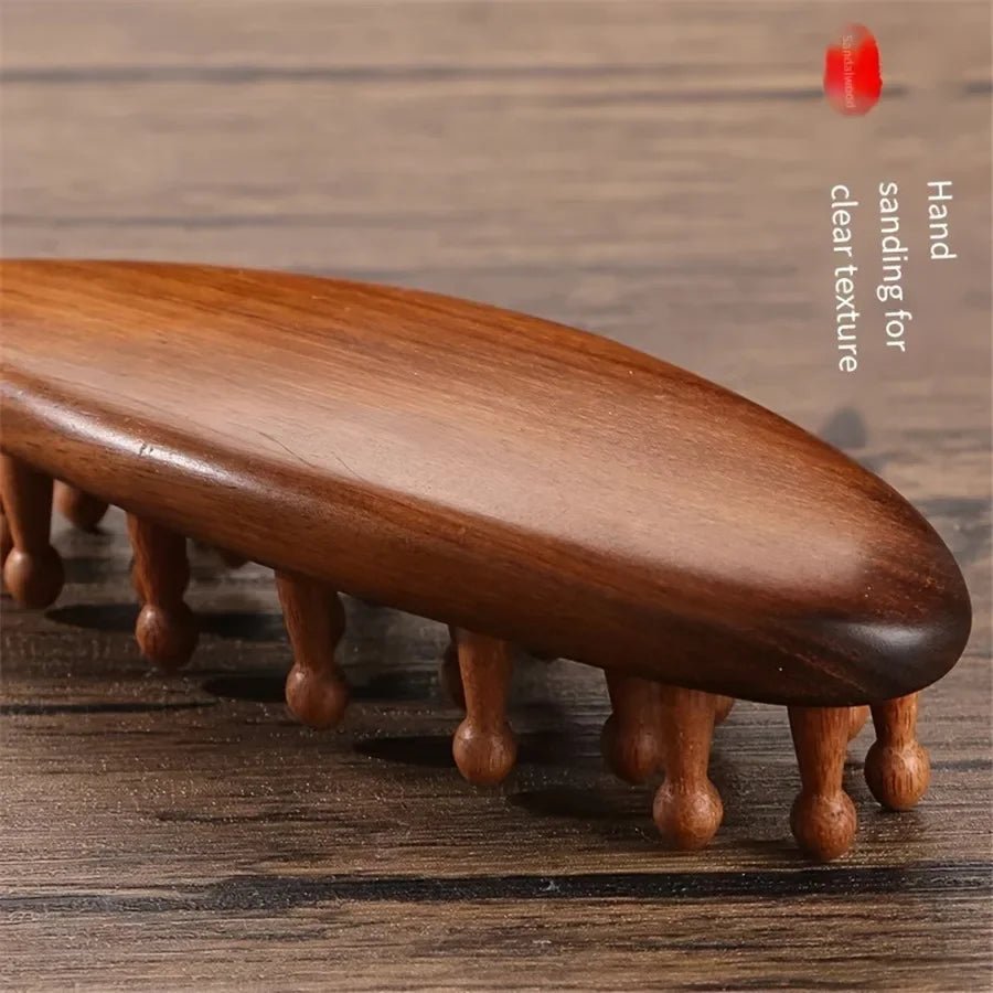 ROSESCALP – Rosenholz-Massagekamm zur Kopfhautstimulation und Schmerzlinderung 2