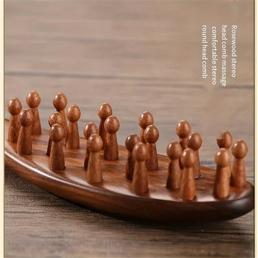 ROSESCALP – Rosenholz-Massagekamm zur Kopfhautstimulation und Schmerzlinderung 6