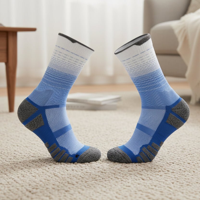 RUNBREEZE – Atmungsaktive, gepolsterte Anti-Blasen-Socken für Langstreckenläufe 0