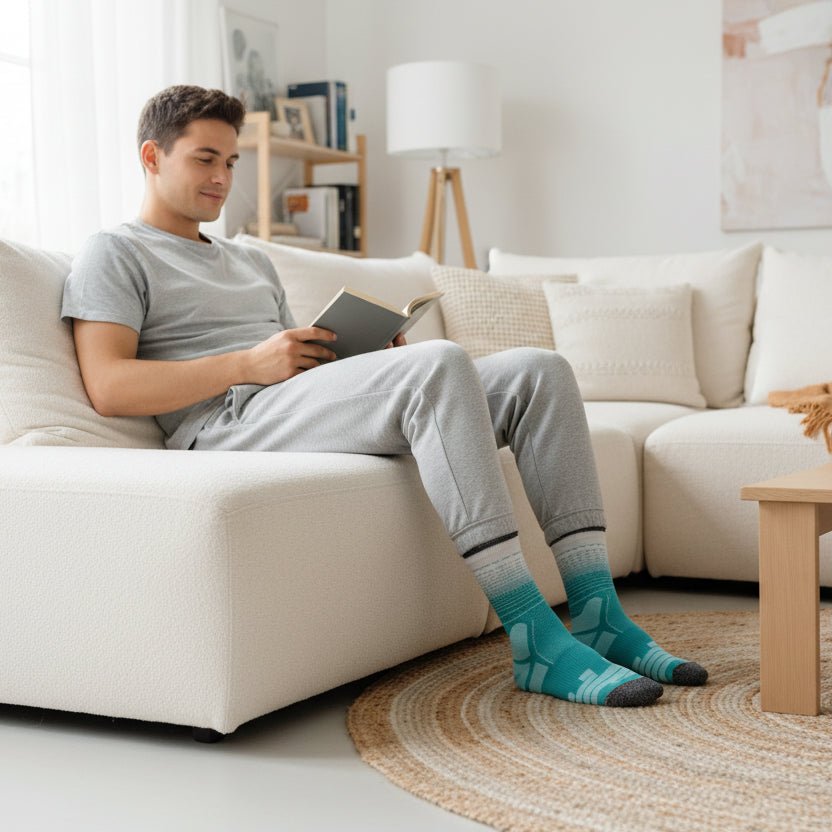 RUNBREEZE – Atmungsaktive, gepolsterte Anti-Blasen-Socken für Langstreckenläufe 1