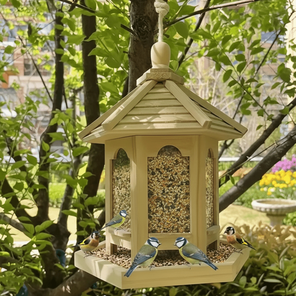 RUSTAFEED – Rustic furniture, handcrafted birdhouses with integrated water system 0