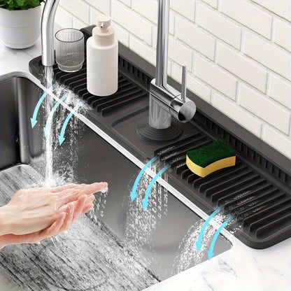 Rayvia - Spritzschutz für Küchenspüle mit 7° Neigung & schnellem Abtropfen 0