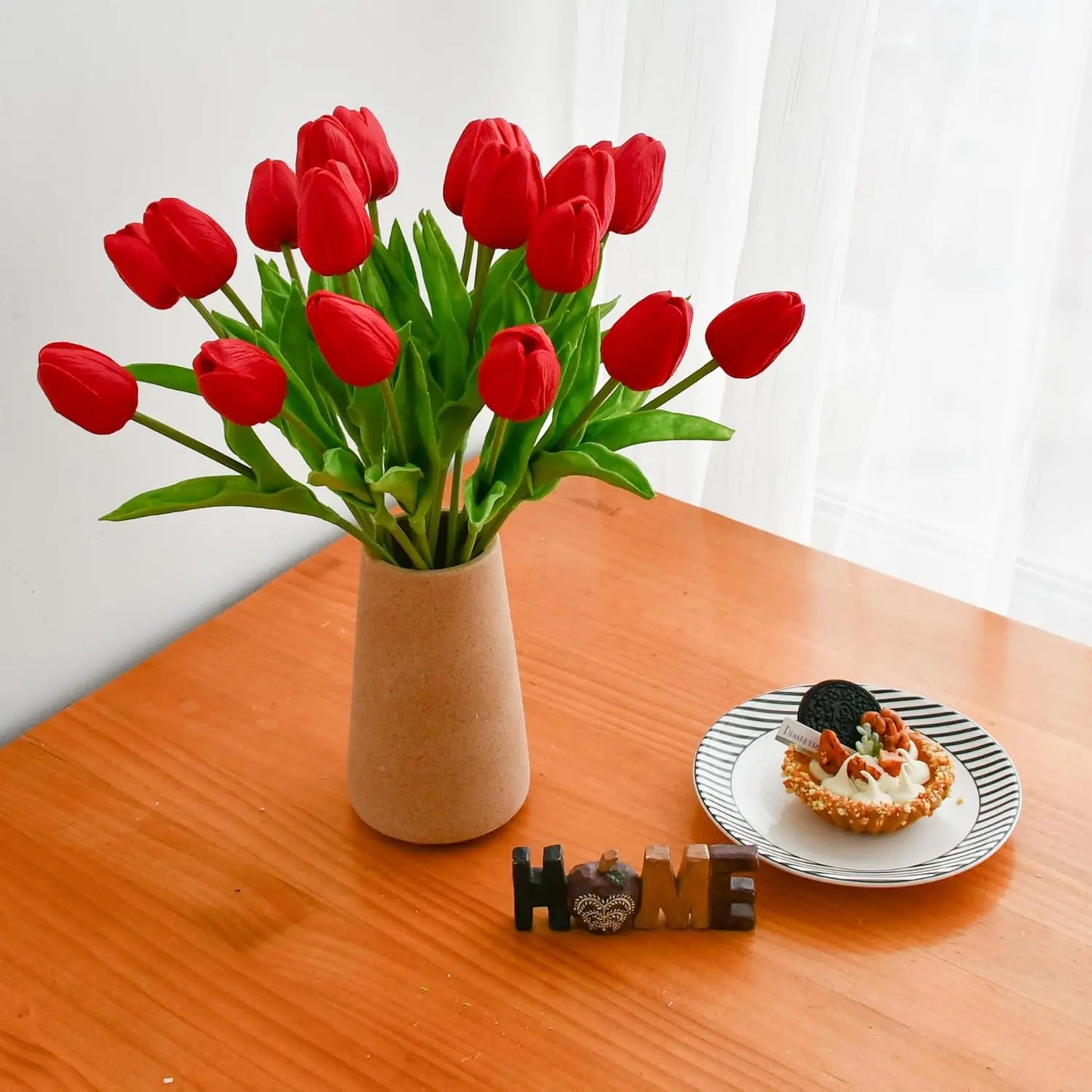 ECHTTULPE – Tulipanes artificiales de tacto real para decoración elegante