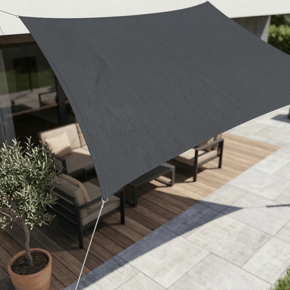 Rechteckiges Sonnensegel Wasserdicht mit UV-Schutz für Terrasse und Balkon 0