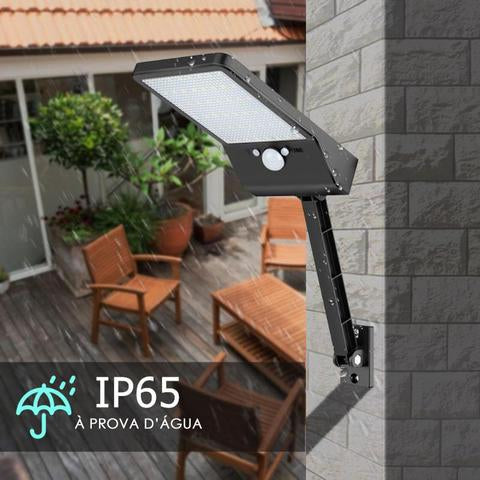 LumiGuard Solarstrahler – LED-buitenlamp met bewegingssensor & afstandsbediening