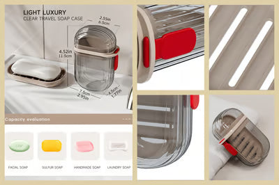 DRYPORT – Travel Soap Holder for Effortless Hygiene On the Go