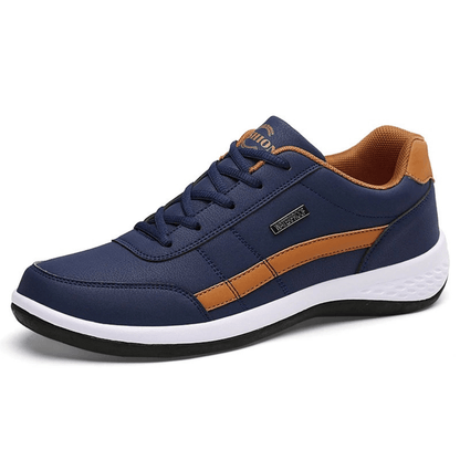STRIDELUX – Baskets orthopédiques en cuir pour hommes avec un excellent maintien