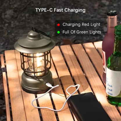 HAVENORA – Retro lantern with dimmable LED light