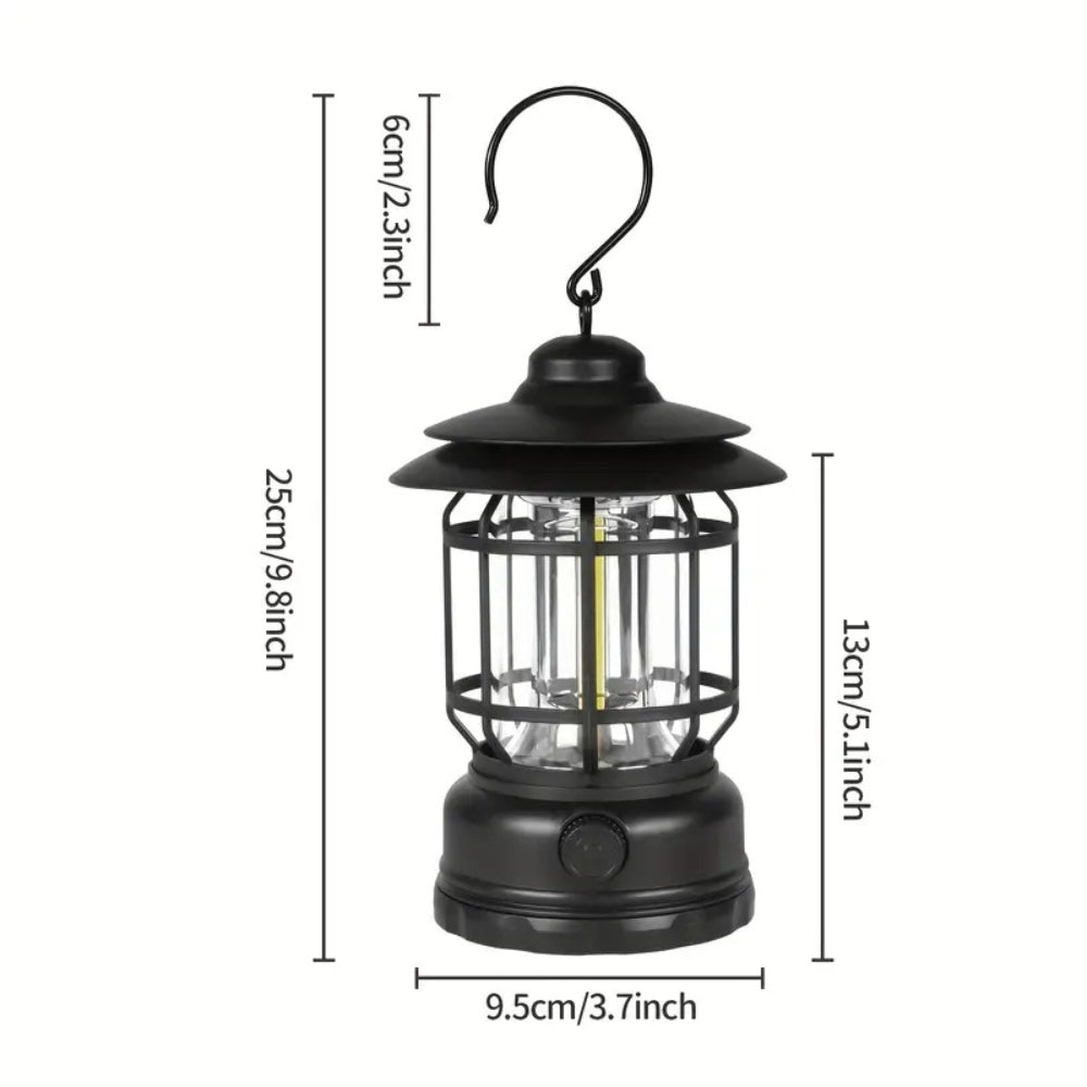 HAVENORA – Retro lantern with dimmable LED light