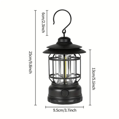 HAVENORA – Retro lantern with dimmable LED light