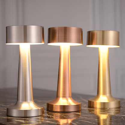 LUMIQI – Lampe de table LED avec fonction de charge sans fil Qi pour intérieur et extérieur