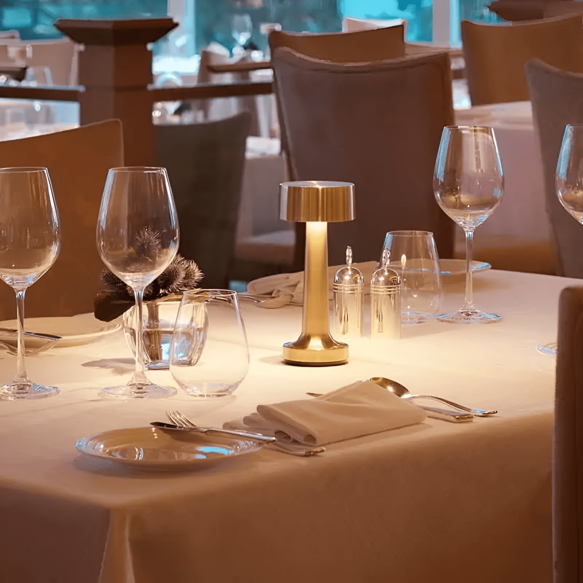 LUMIQI – Lampe de table LED avec fonction de charge sans fil Qi pour intérieur et extérieur