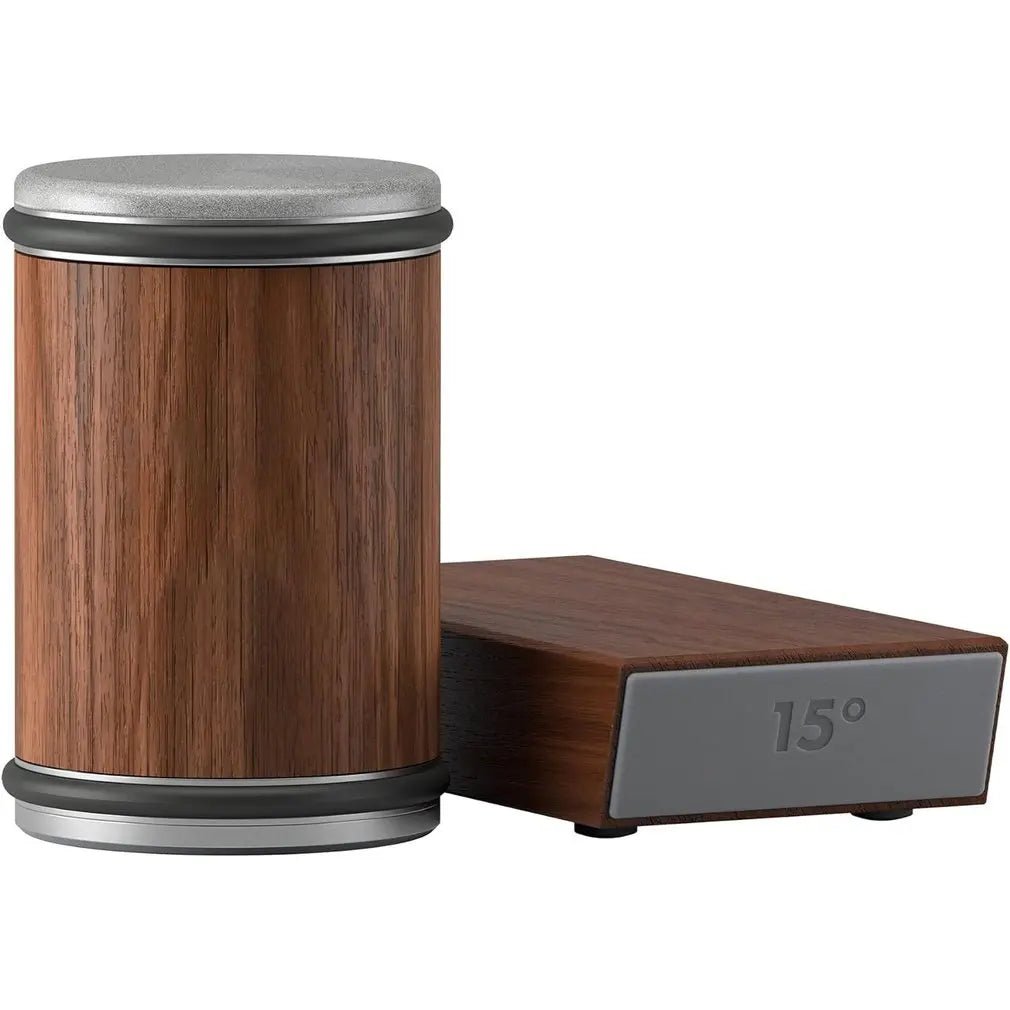 DIASHARP – Rolling Knife Sharpener Set with Diamond Grinder and Wooden Platform