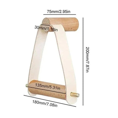 Rustikaler Holz-Toilettenpapierhalter - Vintage Klopapierhalter für Badezimmer 4
