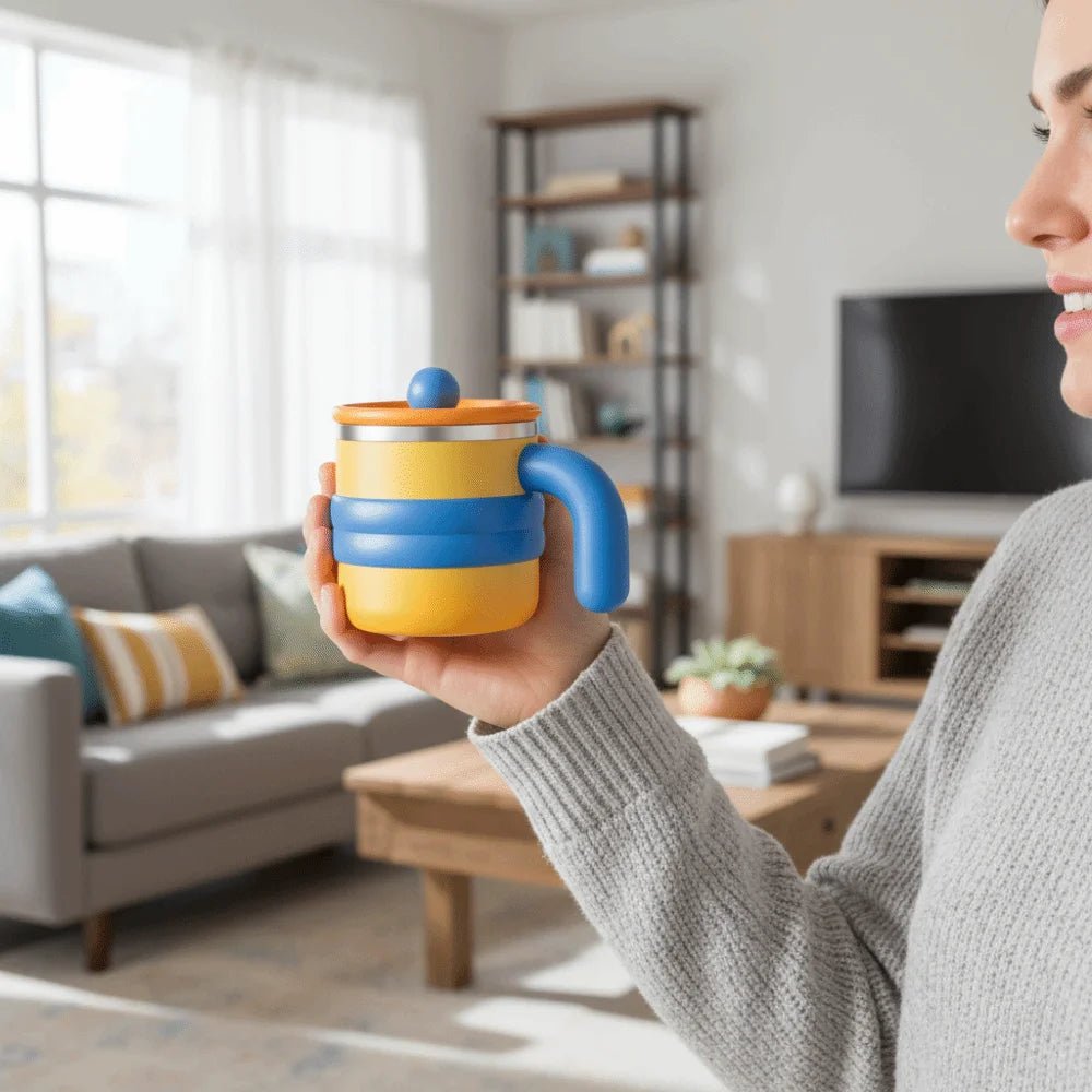 TRAVELOX – Isolierter Edelstahl Coffee Mug mit süßem Motiv