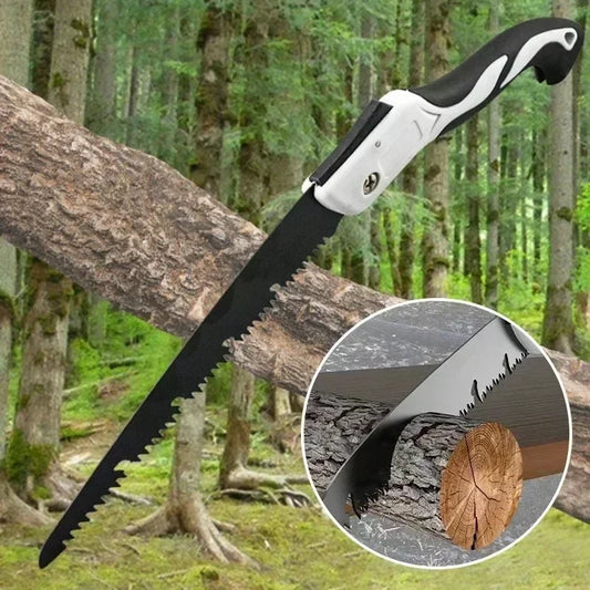 TerraEdge Sierra de jardín plegable – herramienta robusta y portátil para ramas
