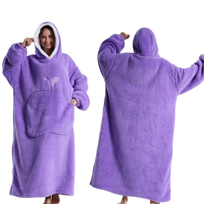 Übergroßer Fleece Hoodie für ultimativen Komfort und Entspannung-5