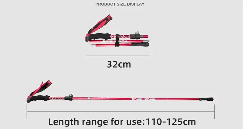 FoldTrek Poles - Foldable trekking poles for hiking & outdoor adventures