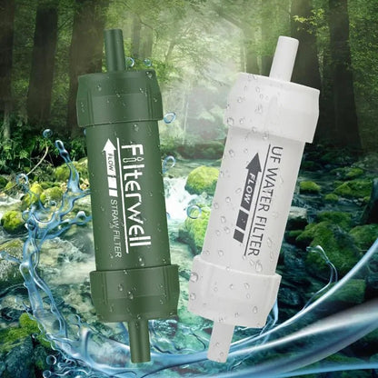Westtune Mini Water Filter - Portable water filter straw for camping & emergencies
