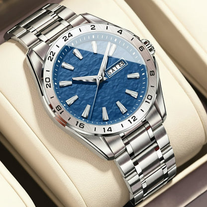 CHRONOSTEEL – Montre de sport pour homme premium avec affichage lumineux