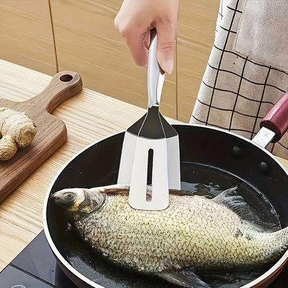 CLAMPSPAT – Pinza spatola in acciaio inox per BBQ e cucina