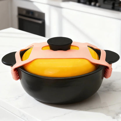 STABORA – Soporte antideslizante para tapas de cocina de silicona