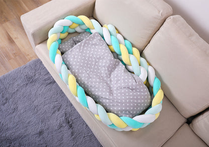 SnuggleNest - Woven baby pillow for safe and restful sleep