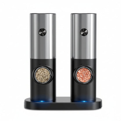 SPICE DUO – Electric Salt and Pepper Grinder Set with Adjustable Grind Setting