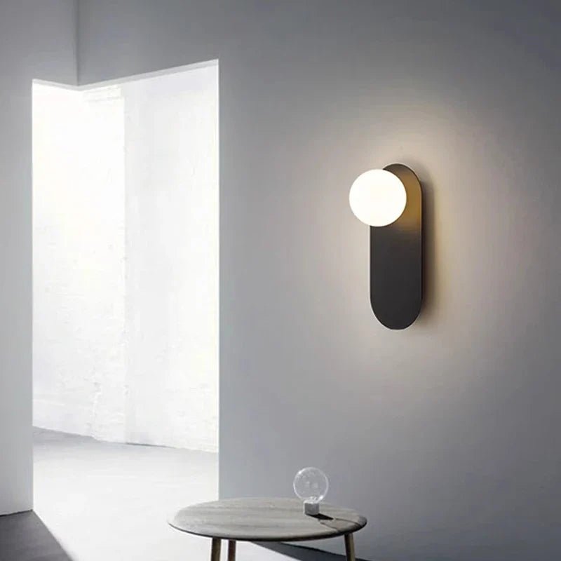 FERAVIBE – Lámpara de pared de hierro colorida nórdica
