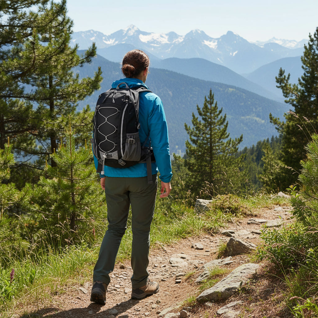 Variant image for Leichter Rucksack Herren 20L für Wandern und Radfahren, Wasserresistentes Nylon, Verstellbare Schultergurte-3